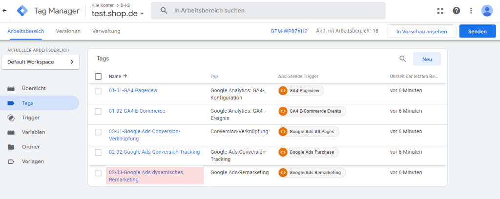 Fast implementation - Google Analytics 4 GA4 & Google Ads Shopware Plugin 17