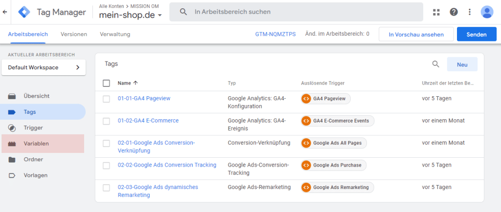 Schnelle Implementierung - Google Analytics 4 GA4 & Google Ads Shopware Plugin 13